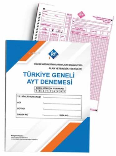 Kr Akademi Türkiye Geneli Optikli AYT Denemesi - 1