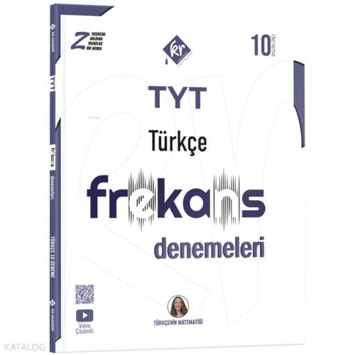 KR Akademi TYT Türkçe 10'lu Frekans Denemeleri - 1