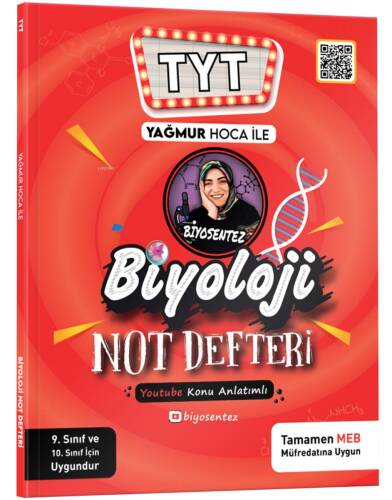 KR Akademi Yağmur Hoca ile TYT Biyosentez Biyoloji Not Defteri Tamamı El Yazılı - 1