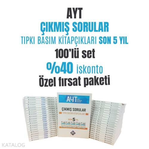 KR Akademi Yayınları AYT Çıkmış Sorular Son 5 Yıl Tıpkı Basım Fasikülleri ''100 Adetli Set'' - 1