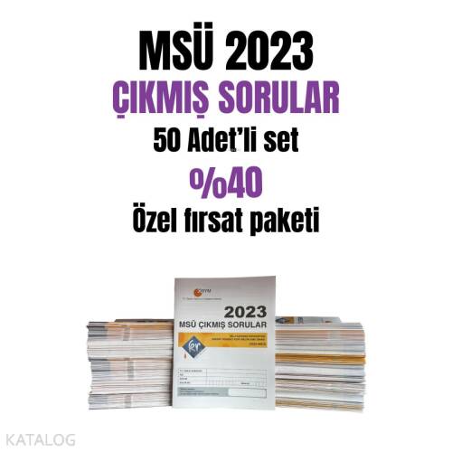 KR Akademi Yayınları MSÜ Çıkmış Sorular Tıpkı Basım Kitapçığı ''50 Adetli Set'' - 1