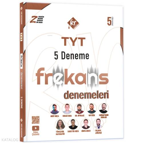 KR Akademi Yayınları TYT 5 Frekans Denemeleri - 1