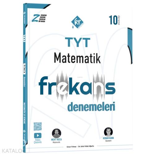 KR Akademi Yayınları TYT Matematik 10'lu Frekans Denemeleri - 1