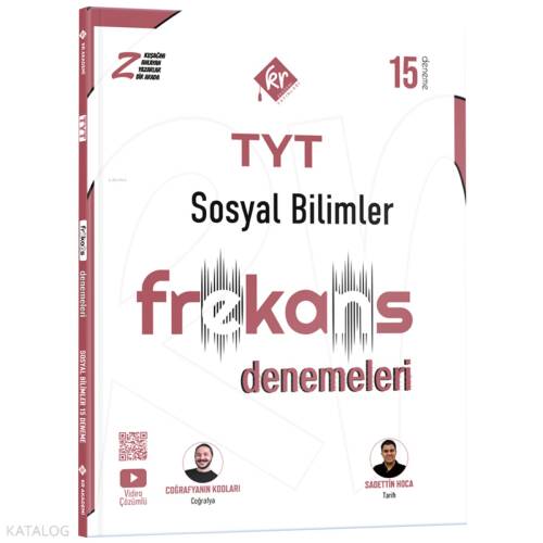 KR Akademi Yayınları TYT Sosyal Bilimler 15'li Frekans Denemeleri - 1