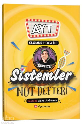 KR Akademi Yayınları Yağmur Hoca ile AYT Biyosentez Sistemler Not Defteri Tamamı El Yazılı - 1