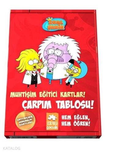 Kral Şakir Müthişim Eğitici Kartlar Çarpım Tablosu - 1