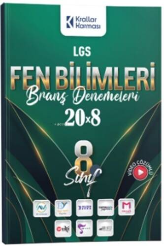 Krallar Karması 8. Sınıf LGS Fen Bilimleri 20 x 8 Branş Denemeleri - 1