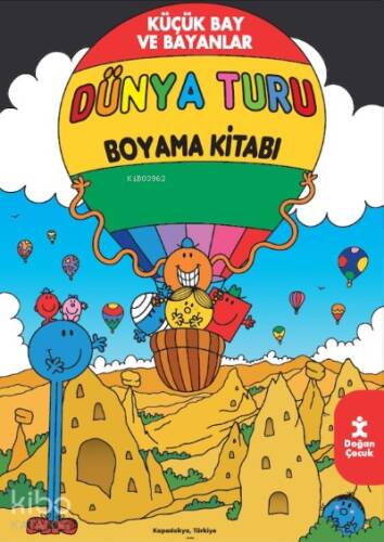 Küçük Bay ve Bayanlar Dünya Turu Boyama Kitabı - 1