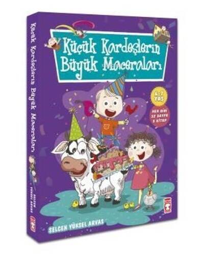 Küçük Kardeşlerin Büyük Maceraları Seti - 5 Kitap Takım - 1