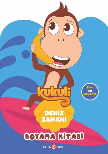 Kukuli- Deniz Zamanı Boyama Kitabı - 1