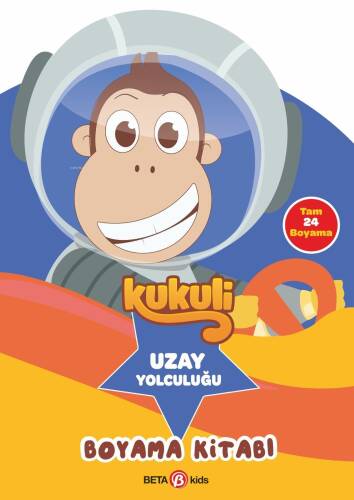 Kukuli- Uzay Yolculuğu Boyama Kitabı - 1