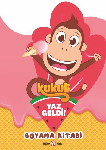 Kukuli- Yaz Geldi! Boyama Kitabı - 1