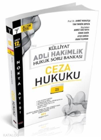 Külliyat Ceza Hukuku Adli Hakimlik Soru Bankası - 1