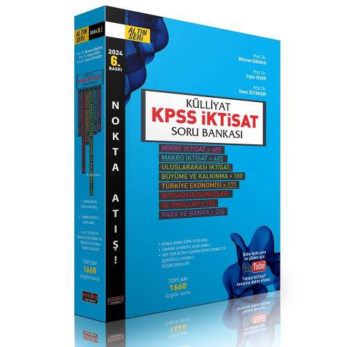 Külliyat KPSS İktisat Soru Bankası - 1