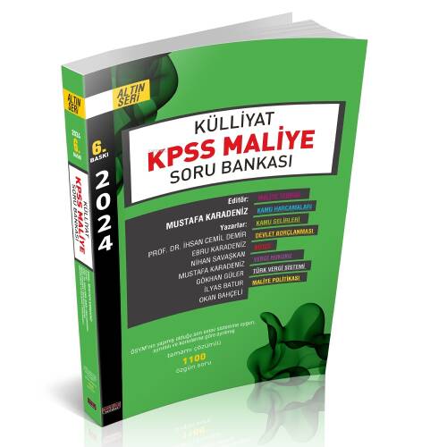 Külliyat KPSS Maliye Soru Bankası - 1