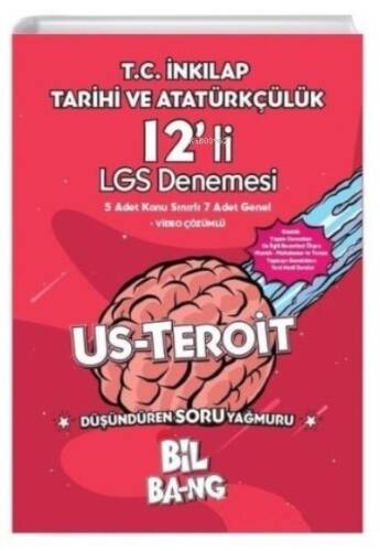 Kültür 8.Sınıf Us Teroit 12 li T.C. İnkilap ve Atatürkçülük Lgs Denemesi - 1