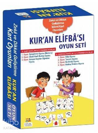 Kuran Elifbası Oyun Seti; Zeka ve Dikkat Geliştirme İslami Kart Oyunları - 1