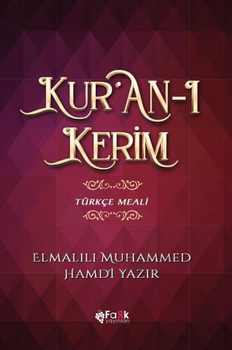 Kuran-ı Kerim Türkçe Meali - 1