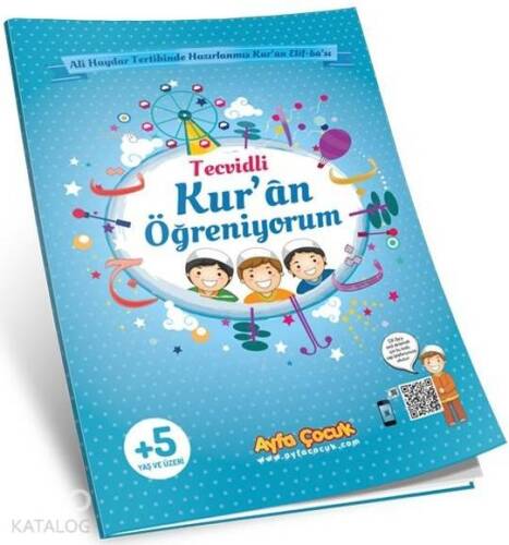 Kur'an Öğreniyorum (Ayfa-161M, Orta Boy, Mavi, Tecvidli); Çocuk Elif-Ba'sı - 1