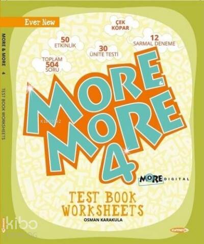 Kurmay - 4. Sınıf More & More Englısh Worksheets & Test Book - 1