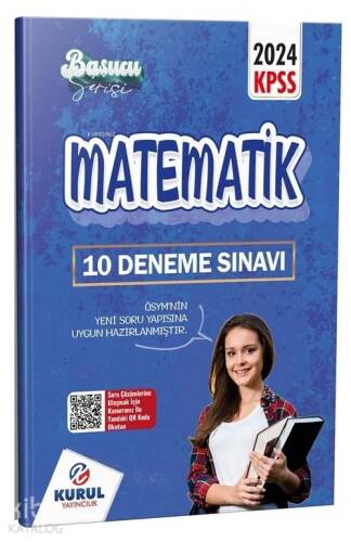 Kurul Yayıncılık 2024 KPSS Başucu Serisi Matematik Çözümlü 10 Deneme Sınavı - 1