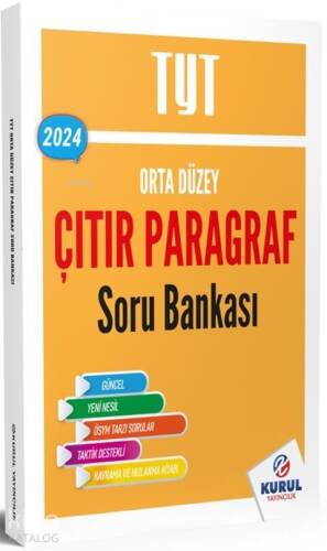 Kurul Yayıncılık 2025 TYT Paragraf Orta Düzey Çıtır Soru Bankası - 1