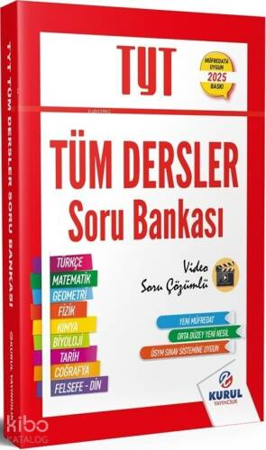 Kurul Yayıncılık 2025 TYT Tüm Dersler Soru Bankası - 1