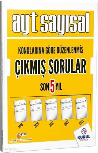 Kurul Yayıncılık AYT Sayısal Konularına Göre Düzenlenmiş Son 5 Yıl Çıkmış Sorular - 1