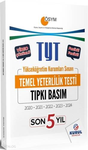 Kurul Yayıncılık TYT Son 5 Yıl Tıpkı Basım Çıkmış Sorular ve Video Çözümleri - 1