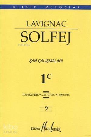 Lavignac Solfej 1C Şan Çalışmaları - 1