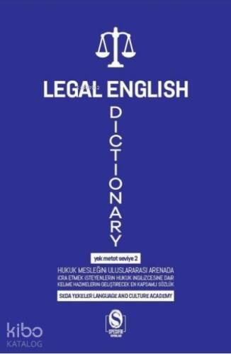 Legal English Dictionary;Yek Metot Seviye 2 - 1