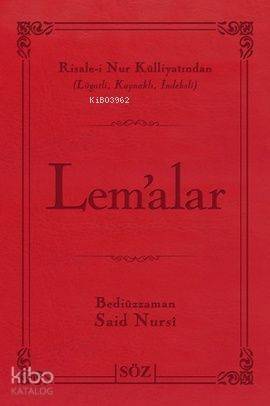 Lem'alar (Çanta Boy); Risale-i Nur Külliyatından Lügatlı, Kaynaklı, İndeksli - 1