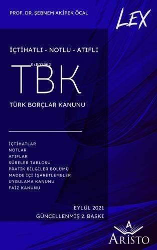 LEX Türk Borçlar Kanunu (TBK) - 1