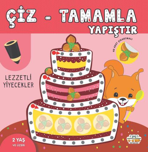 Lezzetli Yiyecekler - Çiz - Tamamla - Yapıştır - 1