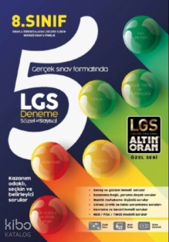 LGS 5 Sözel - 5 Sayısal Deneme - 1