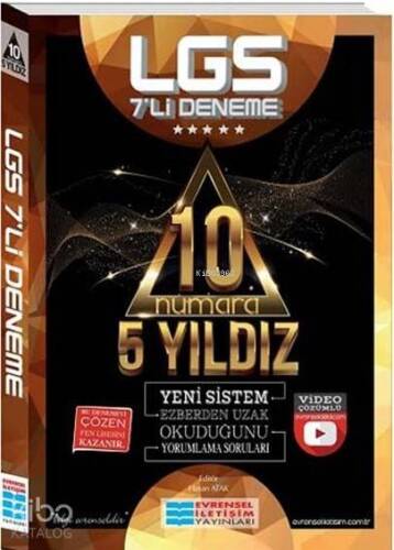 LGS 7 li Video Çözümlü Deneme Sınavı Evrensel İletişim Yayınları - 1