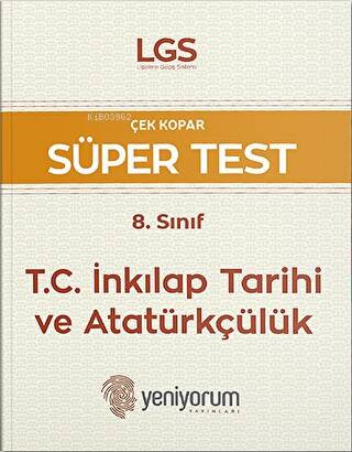 LGS 8. Sınıf İnkılap Tarihi Çek Kopar Süper Test - 1