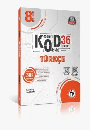 LGS 8. Sınıf Türkçe Kod36 Deneme Fi Yayınlar - 1