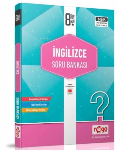 LGS 8.Sınıf İngilizce Soru Bankası Nego Yayınları - 1