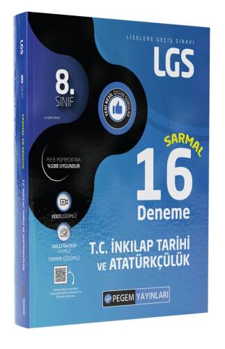 LGS 8.Sınıf T.C. İnkilap Tarihi ve Atatürkçülük Sarmal 16 Deneme - 1