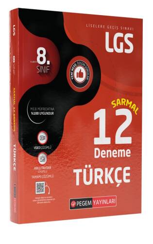 LGS 8.Sınıf Türkçe Sarmal 12 Deneme - 1