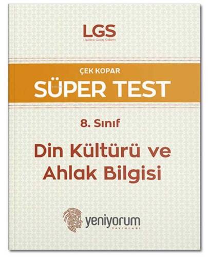 LGS Çek Kopar Süper Test 8. Sınıf Din Kültürü ve Ahlak Bilgisi - 1