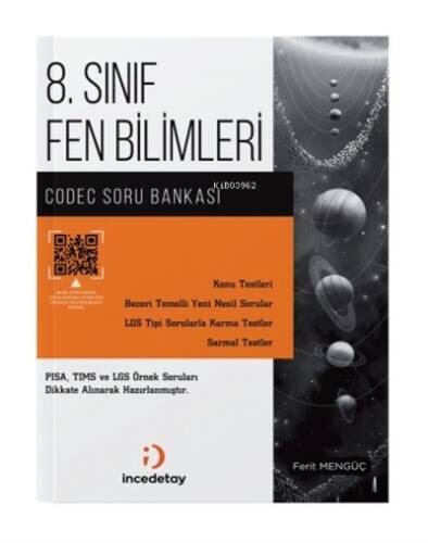 Lgs Fen Bilimleri Codec Soru Bankası İncedetay Yayıncılık - 1