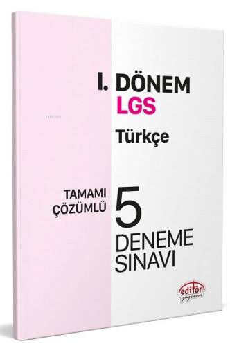 LGS I. Dönem Türkçe Çözümlü 5 Deneme Sınavı - 1