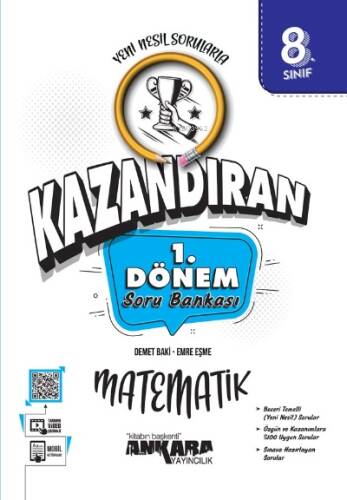 LGS Kazandıran 8.Sınıf 1.Dönem Matematik Soru Bankası - 1