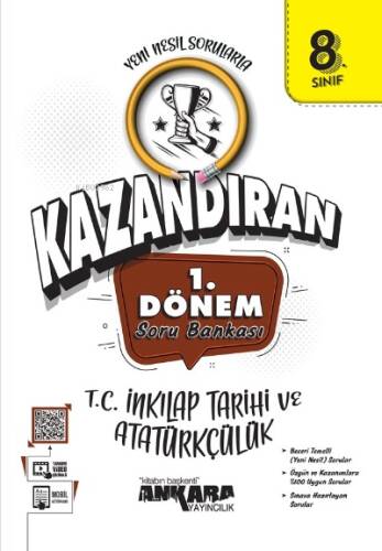 LGS Kazandıran 8.Sınıf 1.Dönem T.C İnkılap Tarihi Ve Atatürkçülük Soru Bankası - 1