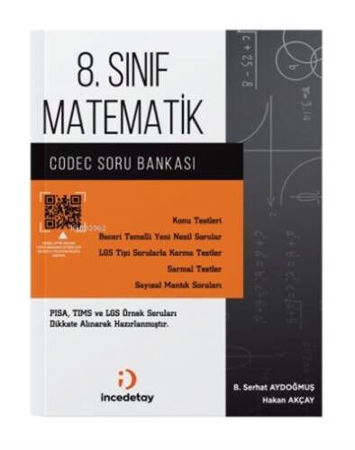 Lgs Matematik Codec Soru Bankası İncedetay Yayıncılık - 1