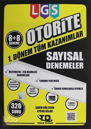 LGS Otorite 1. Dönem Sayısal Denemeler 8+8 Deneme - 1