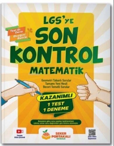 LGS'ye Son Kontrol Matematik Şeker Portakalı - 1