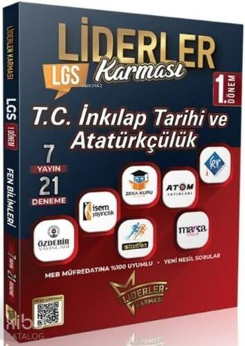 Liderler Karması 8. Sınıf LGS 1. Dönem TC İnkılap Tarihi ve Atatürkçülük 7 Yayın 14 Denemee Seti - 1